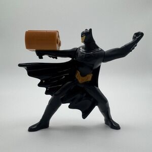 DC Super Hero Batman 3.5" Action Figure w/ Brown Launcher McDonald's 2007